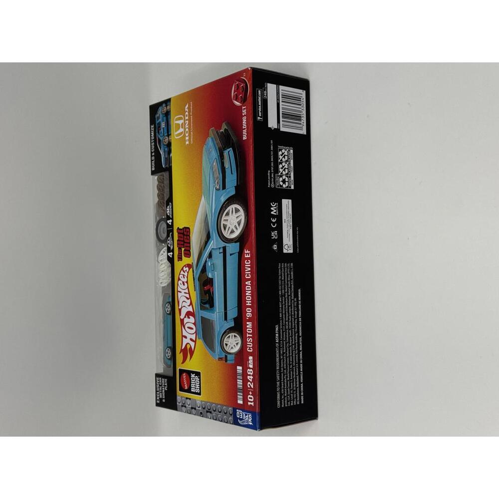 Hot Wheels Hot Ones Custom 90 Honda Civic EF Mattel Brick Shop Exclusive - Picture 5 of 6